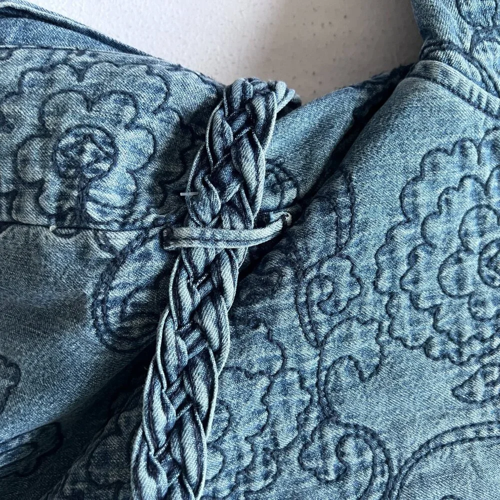 Lucky Brand Floral Quilted Kimono - Picture 9 of 10